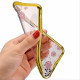 Capa Silicone Gel Com Desenho Flor Samsung Galaxy A30s Dourado