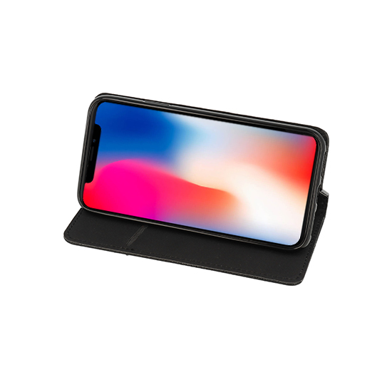 Capa Flip Cover Samsung Galaxy A01 Preto Telone Smart Book