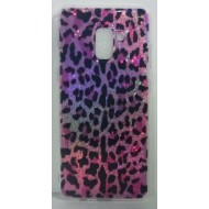 Capa Silicone Tpu Com Padrão Animal Samsung Galaxy A8 Plus Leopardo Rosa