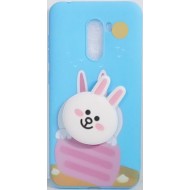 Cover Silicone With Doll 3d For Redmi Xiaomi Pocophone F1 Blue