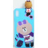 Cover Silicone With Doll 3d For Apple Iphone X (5.8) Blue