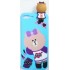 Capa Silicone Gel Com Desenho 3d Apple Iphone 7/8 Plus Azul Urso