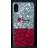 Capa Silicone Com Desenho Bling Glitter Apple Xs Max Uva Desenho