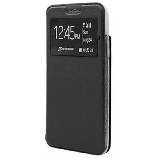 Capa Flip Cover Com Janela Candy Samsung Galaxy J6 Plus Preto