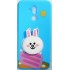 Capa Silicone Gel Com Desenho 3d Huawei Mate 20 Lite Azul