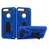 Cover Hybrid Heavy Duty With Kickstand Holder For Huawei Y6 2018 Blue