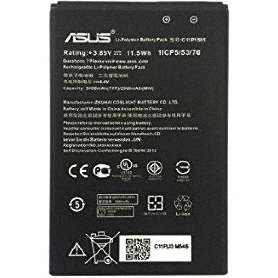 Battery C11p1501 Asus Zenfone 2 Lazer Bulk 