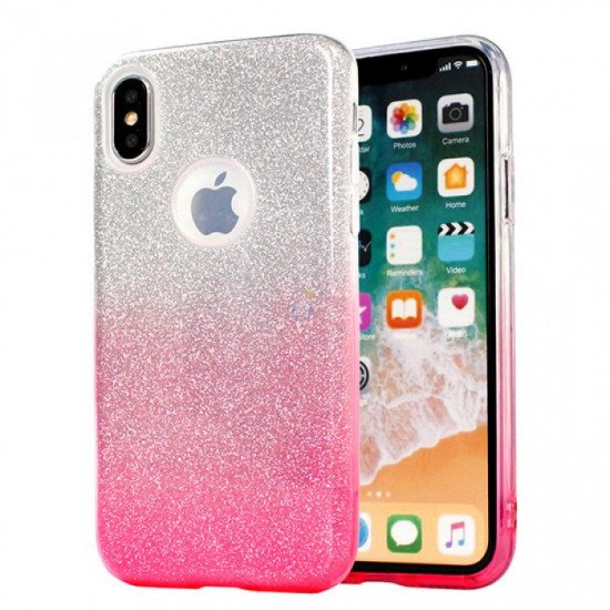 Capa Silicone Gel Brilhante Apple Iphone X Rosa