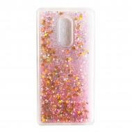 Cover Gel Liquid And Sparkel Xiaomi Redmi Note 4 Pink