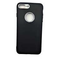 Smart Case Back Cover With Aluminum Apple Iphone 7 Plus  (5.5) Black