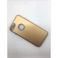Smart Case Traseira Com Aluminio Apple Iphone 7 Plus (5.5) Dourado
