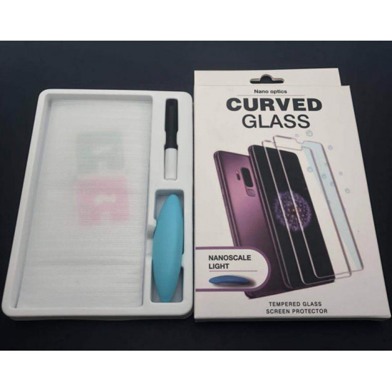 Pelicula De Vidro Curvado Full Glue Huawei P30 Transparente