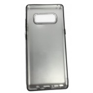 Smart Case Traseira Com Aluminio Samsung Galaxy Note 8 Preto