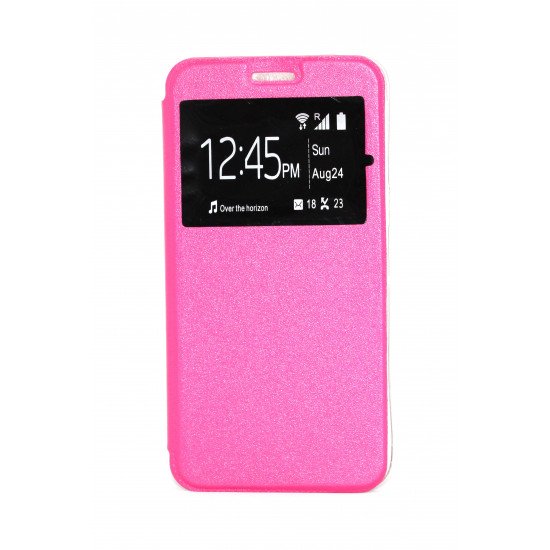 Flip Cover With Candy Huawei Y6 2018 Pink