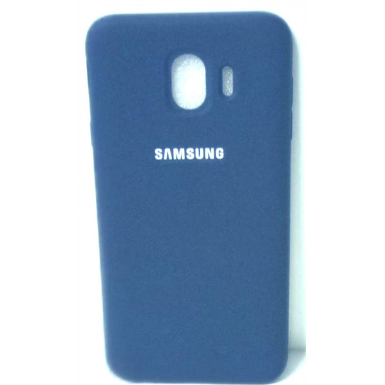 Capa Silicone Samsung Galaxy J4 2018 J400 Azul Fosco