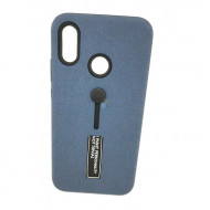 Cover Kickstand Matte With Finger Strap Xiaomi Redmi Note 5 Pro Blue