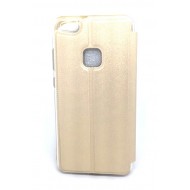 Capa Flip Cover Com Janela Candy Huawei P10 Lite Dourado