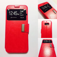 Capa Flip Cover Com Janela Samsung Galaxy S8 Plus G955 Vermelho