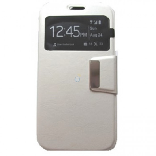 Capa Flip Cover Com Janela Samsung Galaxy S6/G920 Branco
