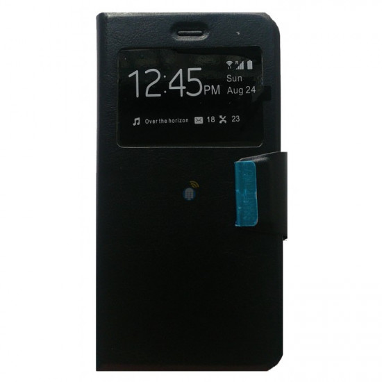 Capa Flip Cover Com Janela Samsung Galaxy S6 G920 Preto