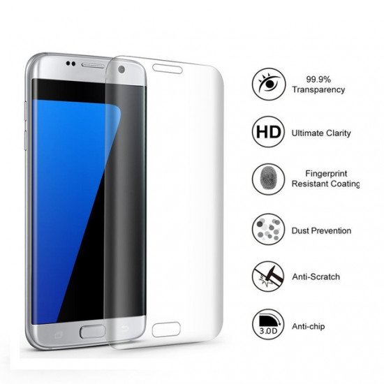 Pelicula De Vidro 5d Completa Samsung S6 Edge Plus Transparente