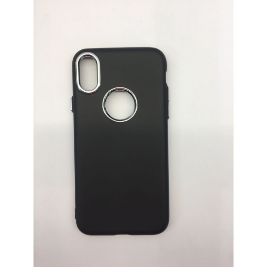 Smart Case Traseira Com Aluminio Apple Iphone X (5.8) Preto
