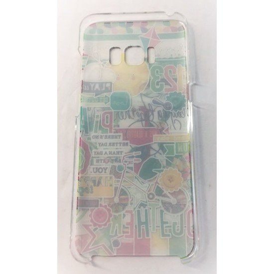 Capa Silicone Dura 360º Com Desenho Samsung Galaxy S8 Plus G955