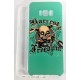 Capa Silicone Dura 360º Com Desenho Samsung Galaxy S8 Plus G955 Verde Caveira