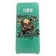 Capa Silicone Dura 360º Com Desenho Samsung Galaxy S8 Plus G955 Verde Caveira