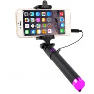 Selfie Stick Sanda Sd-1020 Com Fio Rosa
