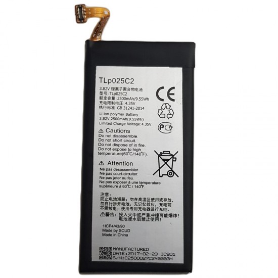 Battery Tlp025c1 Alcatel Pop 4 Plus Ot-5056 Bulk