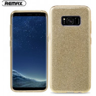 Capa Silicone Gel Brilhante Remax Samsung Galaxy S8 G950 Dourado