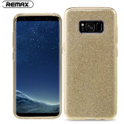 Capa Silicone Gel Brilhante Remax Samsung Galaxy S8 G950 Dourado