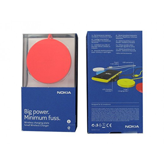 Carregador Wireless Nokia Dt-601 Vermelho
