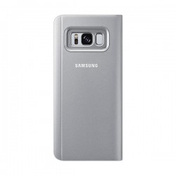 Capa Flip Cover Clear View Samsung Galaxy S8 Plus Prata