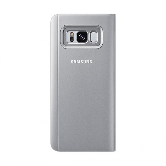 Capa Flip Cover Clear View Samsung Galaxy S8 Plus Prata