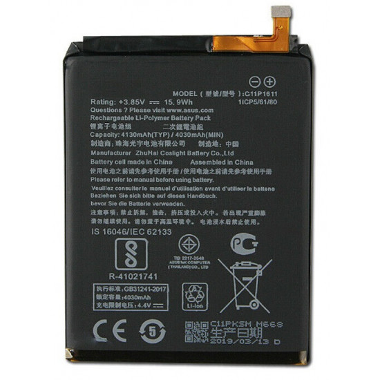 Battery C11p1611 Asus Zenfone 3 Max Zc520tl 4130mah
