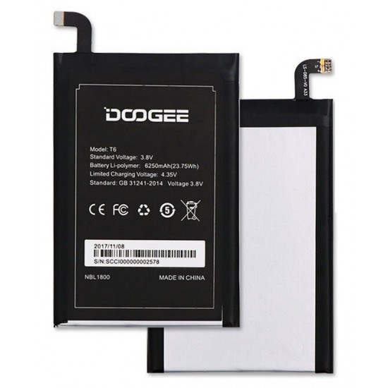 Battery Doogee T6 Pro 6250mah