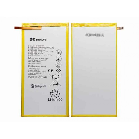 Bateria Huawei Mediapad M2 8.0/S8-701w/Hb3080g1ebc 4650mah 3.8v 17.7wh