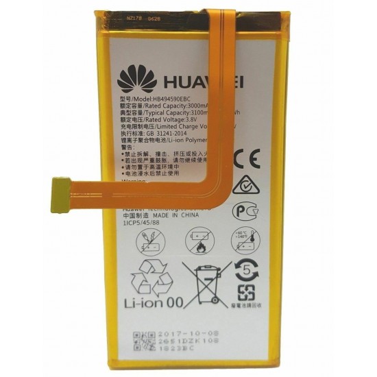 Bateria Huawei Ascend Honor 7/Plk-Ul00/Hb494590ebc 3000mah 3.8v 11.4wh