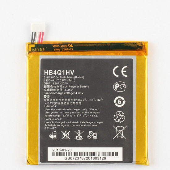 Bateria Huawei Ascend P1/U9200/Hb4q1hv 1800mah 3.8v 6.84wh Bulk