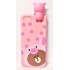 Capa Silicone Gel Com Desenho 3d Apple Iphone 7/8 Plus Rosa