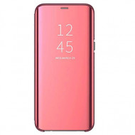 Flip Cover Clear View Standing Cover Samsung Galaxy A50s Pink Gold