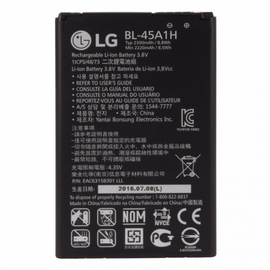 Bateria Lg Bl-45a1h K420n K10 K10 Lte Q10 2300mah