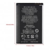Bateria Nokia Bp-4l Li-Polymer, 3.7v, 1500mah Compativel Com 6650f, 6760s, E52, E55, E61i, E71, E72, E90, N810 Internet Tablet, N97 Bulk