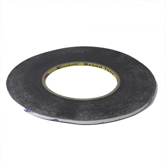 Fita Adesiva Dupla Face Universal Tape 3m 3mm Preto