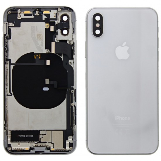 Tampa Traseira Apple Iphone X/10 Com Flex Branco