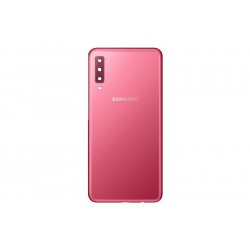 Tampa Traseira Samsung A7 2018 A750 Com Camera Lens Rosa