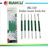 Baku Bga Soldering Aid Tool Solder Assist Repairing Tools Set (6 In 1) Bk-120