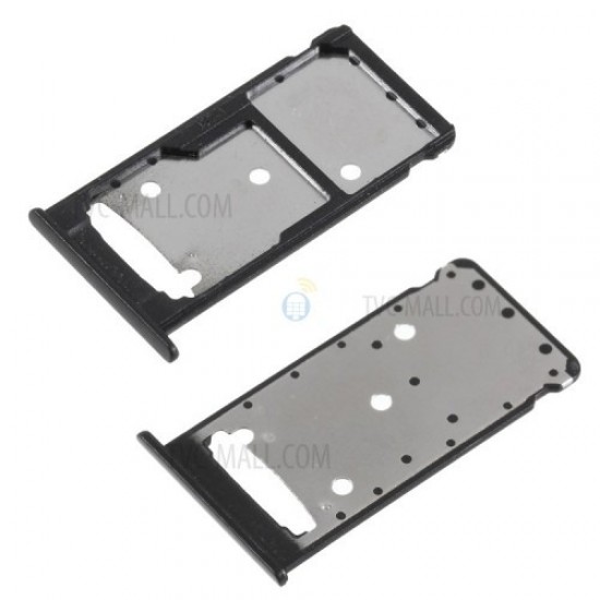 Sim Holder Outside Huawei Y7, Y7 Prime 2017, Y7 2017 Preto Sim Holder Outside Huawei Y7, Y7 Prime 2017, Y7 2017 Preto